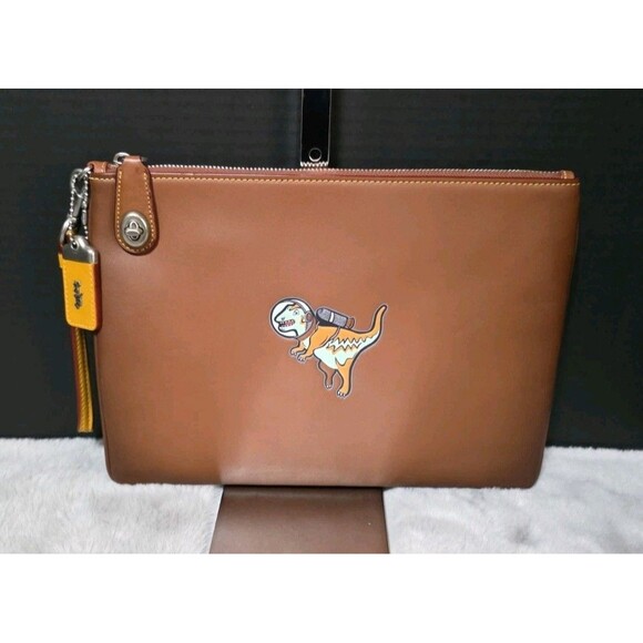 COACH NASA SPACE REXY DINKY SADDLE/clutch BAG 18785 LIMITED EDITION NWOT - Picture 1 of 7
